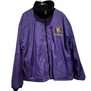 VTG Washington Huskies Pro Player Reversible Jacket Purple/Black Sz XL Zip Up